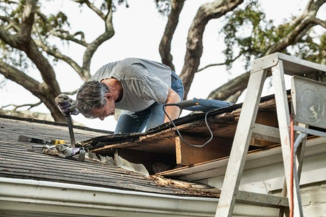 hurricane damage, roof damage repair, Tampa